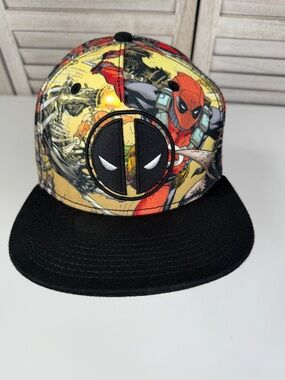 MARVEL Deadpool Snapback Cap Embroidered-Adult OS